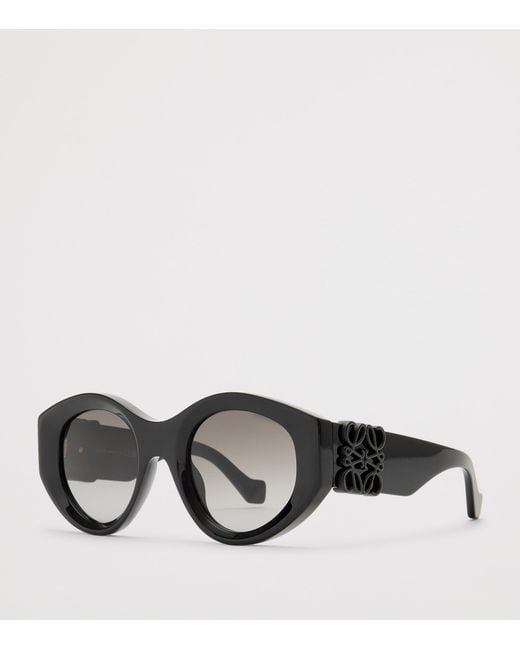 Loewe Black Maxi Anagram Butterfly Sunglasses