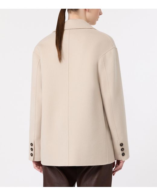 Max Mara Natural Virgin Wool Short Jacket