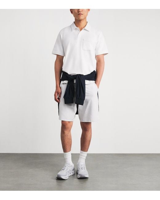 vuori White Ponto Performance Polo Shirt for men