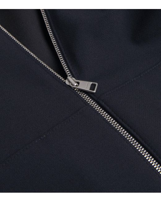Sandro Blue Zip-Up Hoodie for men