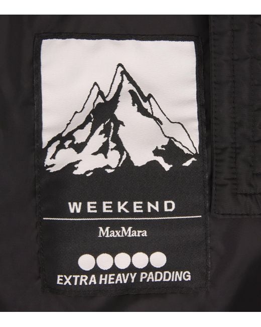 Weekend by Maxmara Black Down Water-Repellent Puffer Jacket