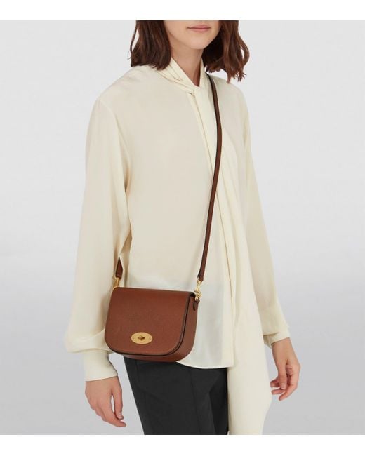 Mulberry Brown Small Darley Cross-Body Bag
