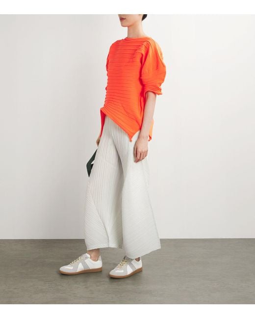 Pleats Please Issey Miyake Thicker Bottoms 2 Flared Trousers in