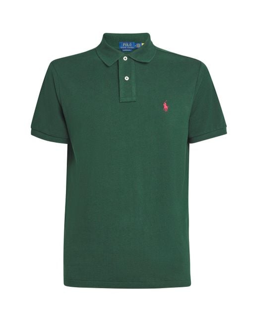 Polo Ralph Lauren Green Custom Slim-Fit Polo Shirt for men