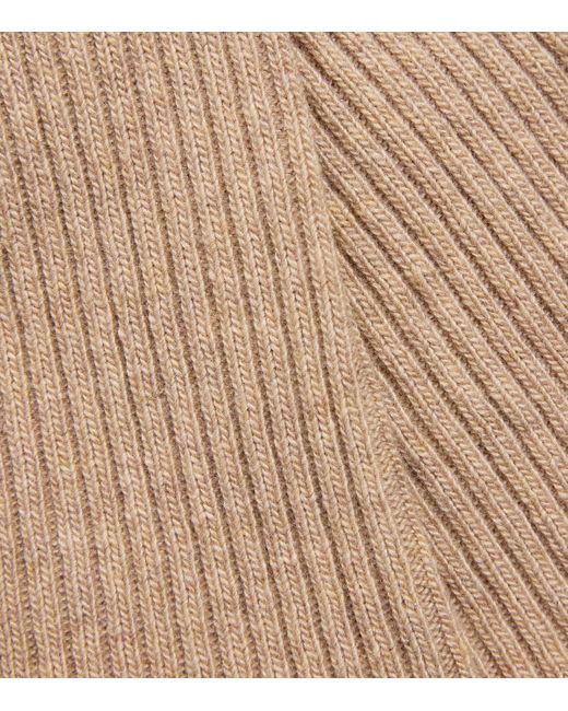 Falke Natural Wool-Cashmere-Blend Cosy Boot Socks