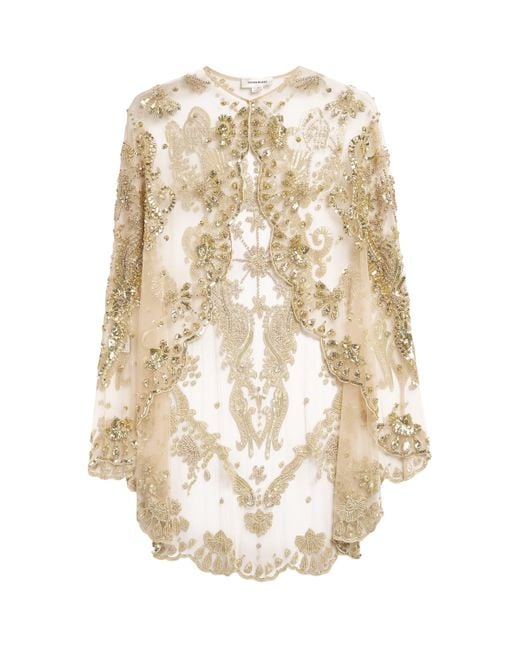 Zuhair Murad Natural Sea Meanders Cape
