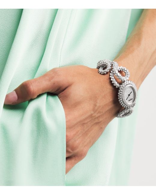 YEPREM White And Diamond Y-Memento Watch