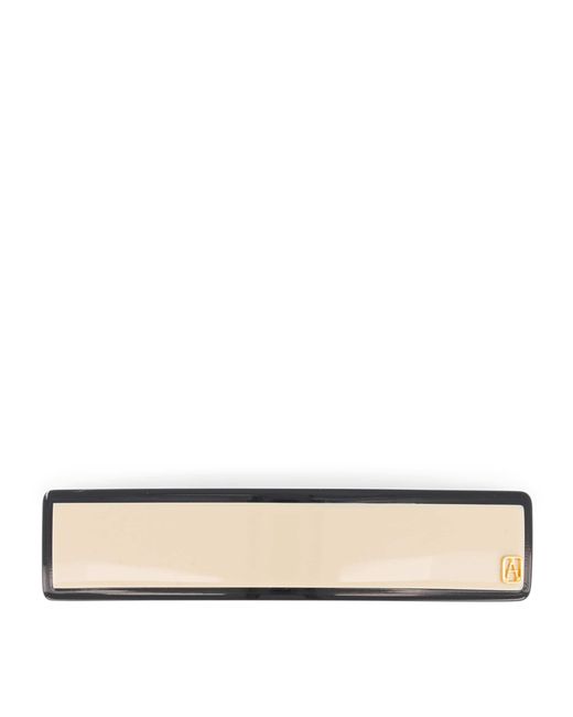 Alexandre De Paris Natural Timeless Saint Honore Slide Hair Clip