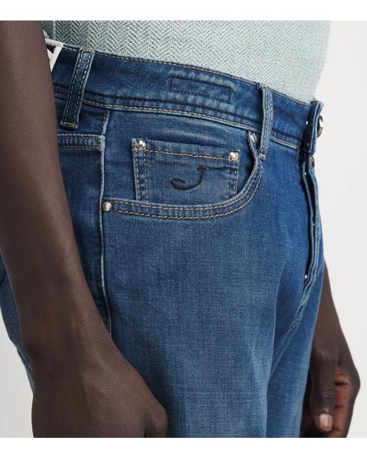 Jacob Cohen Blue Bard Slim Jeans for men