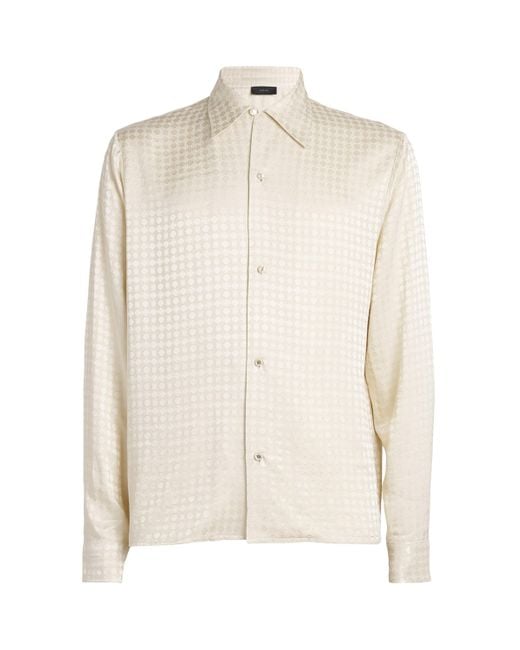 Amiri Natural Silk Logo Shirt for men