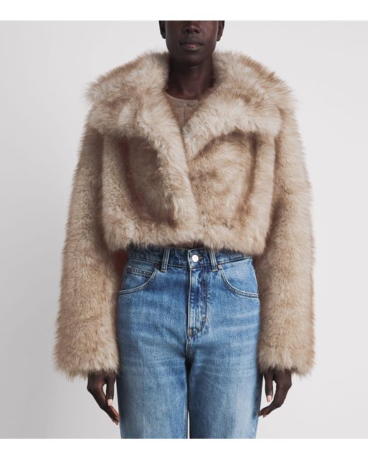 Toccin Natural Faux Fur Bellamy Jacket