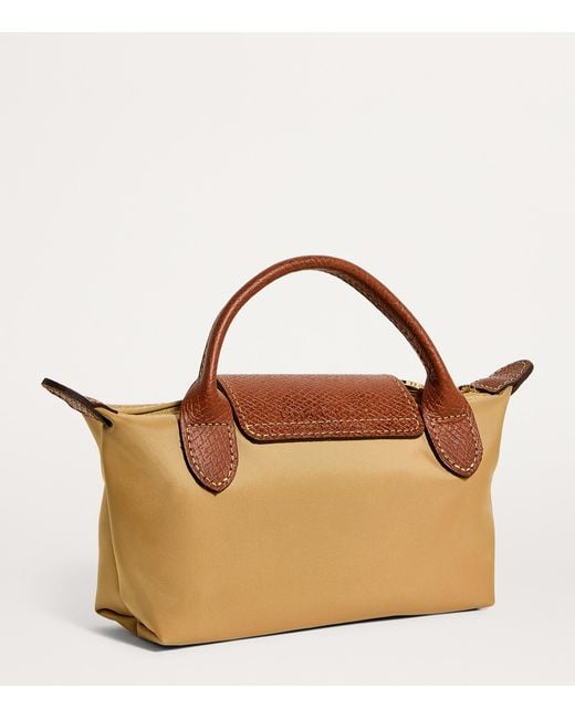Longchamp Brown Le Pliage Original Pouch