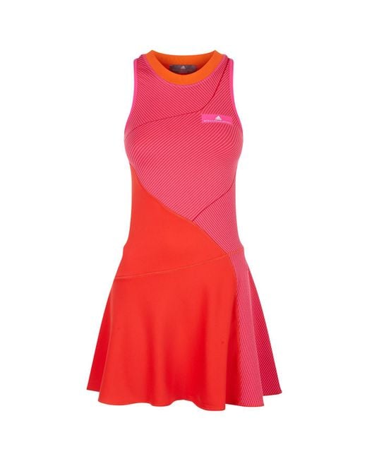 adidas By Stella McCartney Barricade Tennis Dress in Red | Lyst