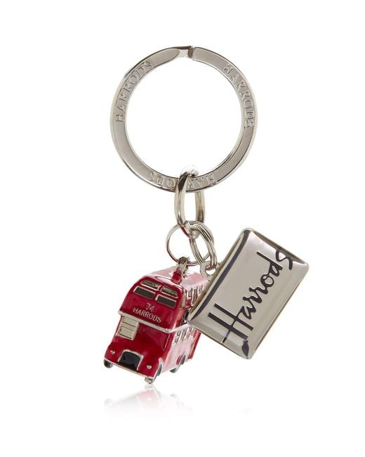 Harrods London Bus Keyring in Red for Men | Lyst