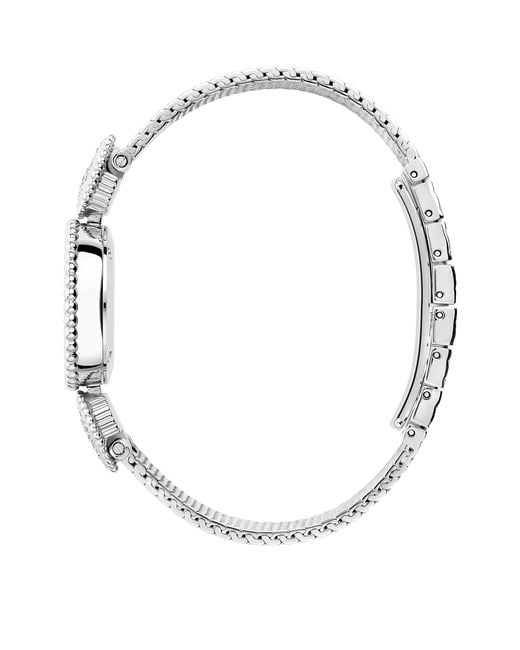 Boucheron Metallic Steel And Diamond Serpent Bohème Watch