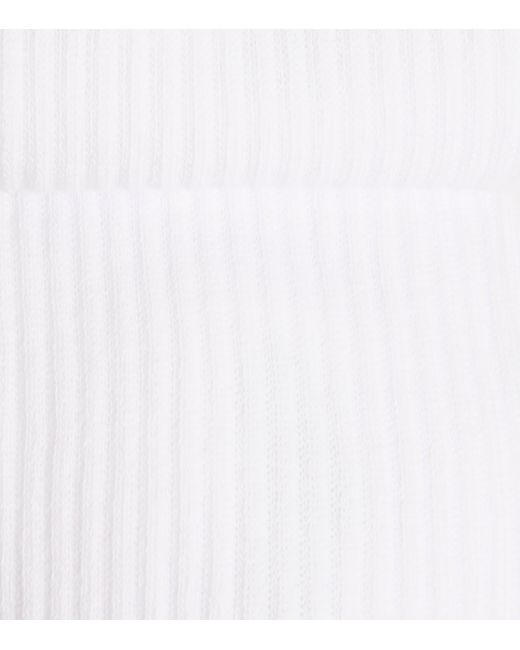 Polo Ralph Lauren White Cotton-Blend Big Pony Crew Socks for men