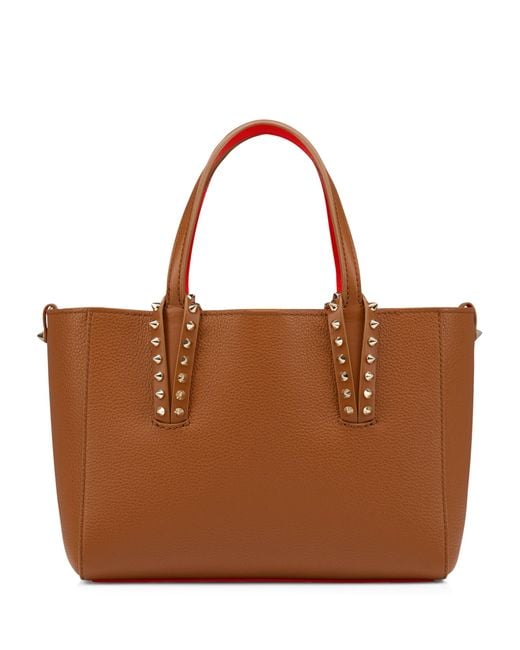 Christian Louboutin Brown Cabata Mini Calfskin Tote Bag