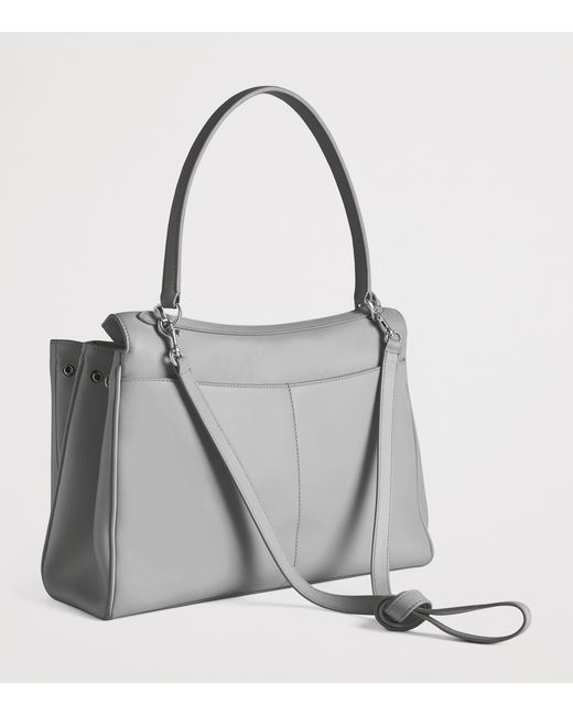 Balenciaga Gray Medium Calfskin Rodeo Shoulder Bag