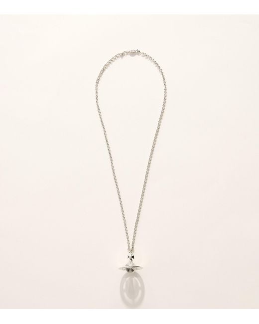 Vivienne Westwood Natural New Small Orb Pendant Necklace for men