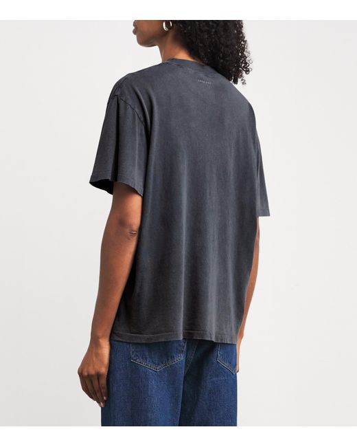 Anine Bing Black Graphic Ashton T-Shirt