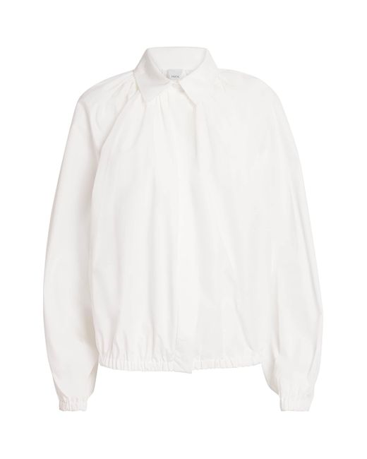 Patou White Volume Bubble Blouse