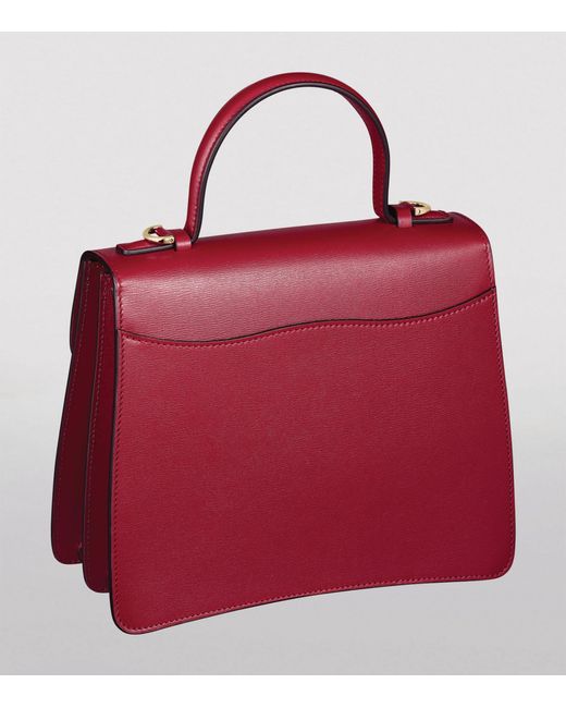 Cartier Red Leather Panthère De Top-handle Bag