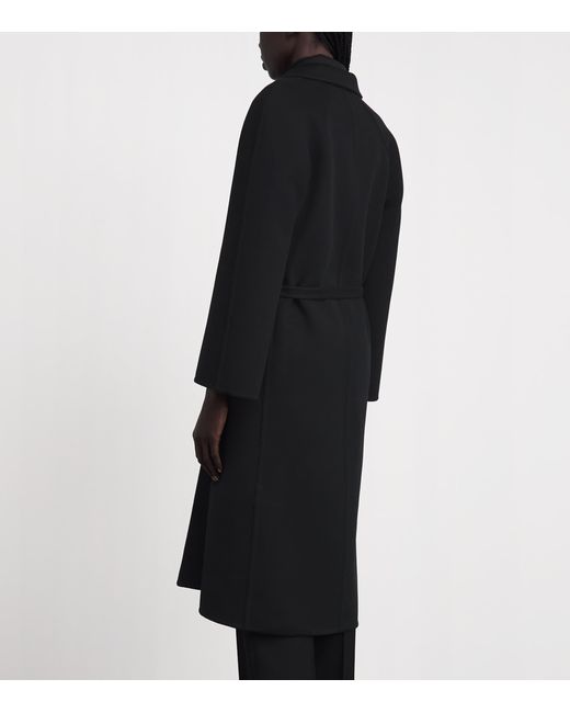 Jil Sander Black Wool Belted Coat