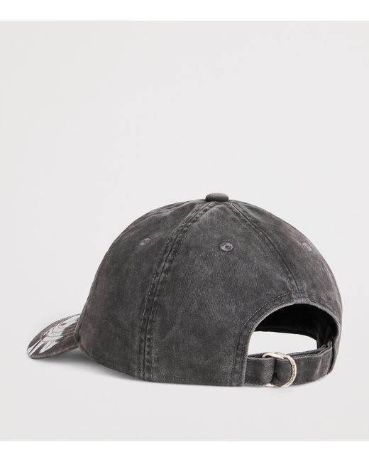 Acne Gray Graffiti Logo Baseball Cap