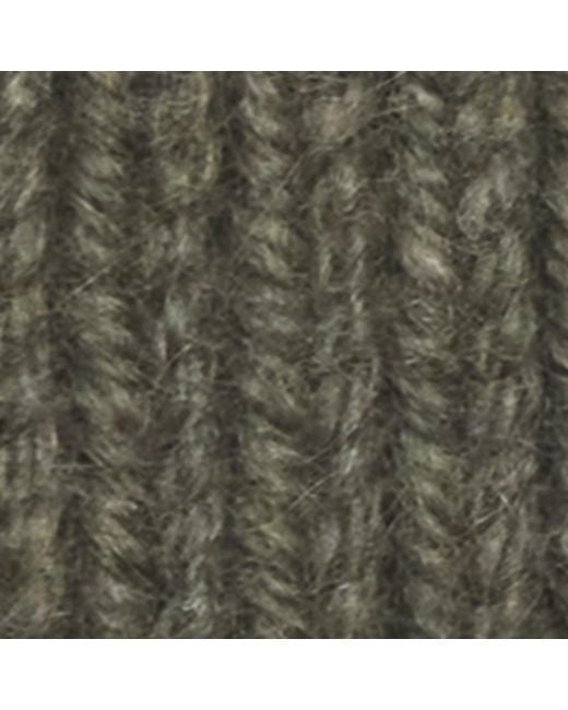 Le Bonnet Green Lambswool-Caregora Classic Beanie for men