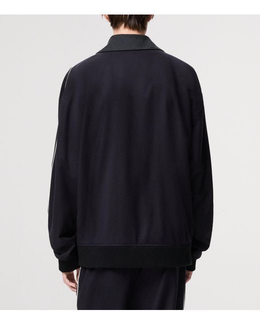 Loewe Blue Wool-Blend Track Jacket for men
