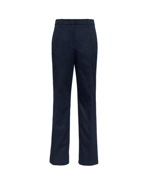 Prada Blue Chino Trousers for men