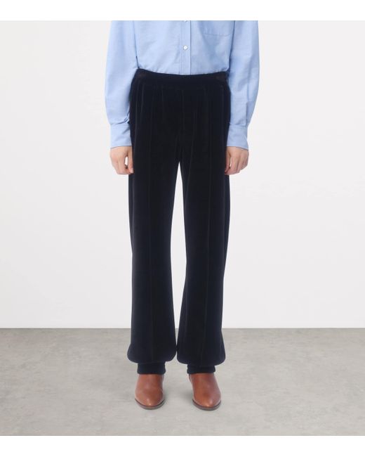 Valentino Black Cotton-Blend Chez Sweatpants for men