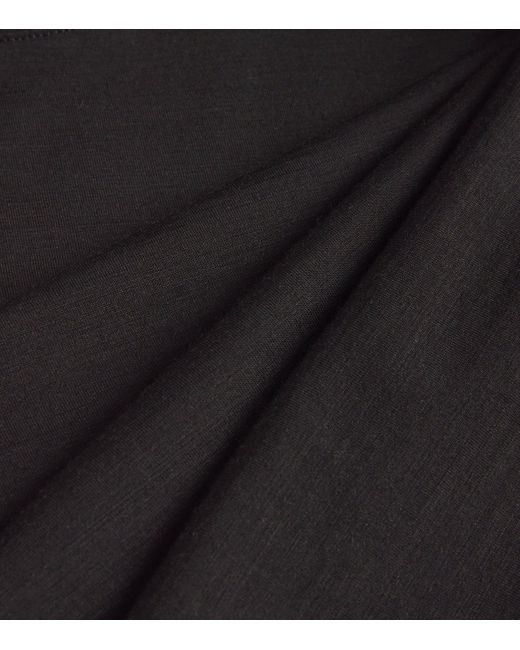 Falke Black Wool-Blend Daily Climawool T-Shirt for men