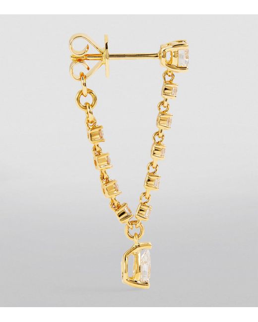Anita Ko Metallic And Diamond Olivia Single Earring