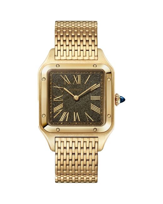 Cartier Metallic Large Santos-Dumont Watch