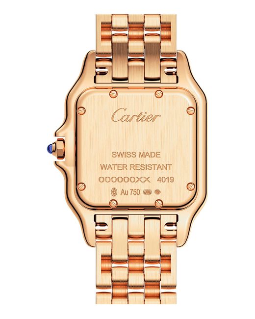 Cartier Metallic Medium Rose Gold Panthère De Watch 27mm