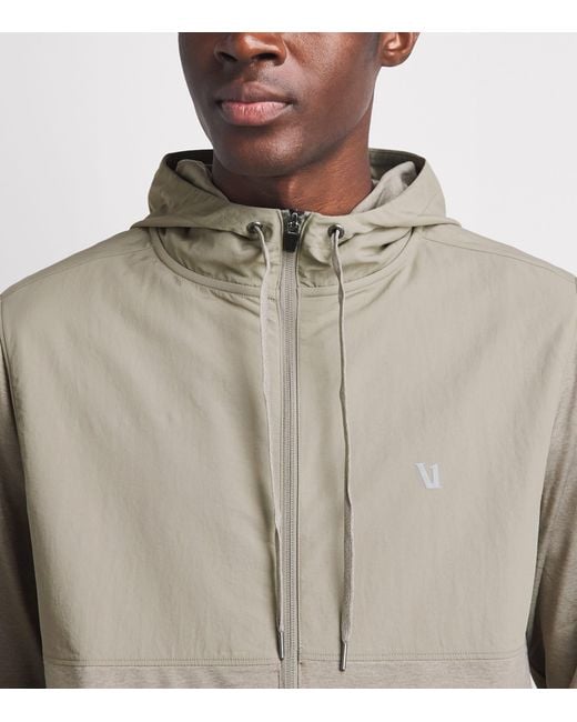 vuori Gray Sunday Element Track Jacket for men