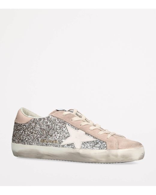 Golden Goose Deluxe Brand Metallic Embellished Super-Star Sneakers