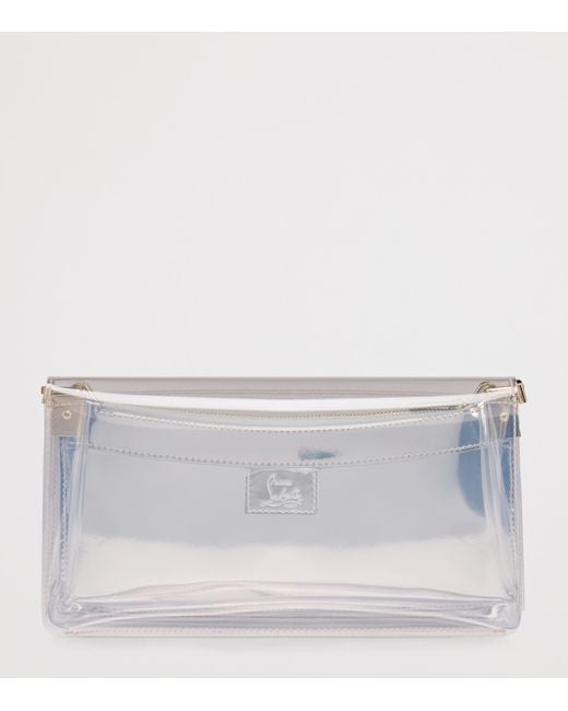 Christian Louboutin Gray Bettina Transparent Clutch Bag