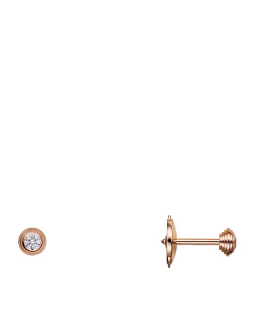 Cartier Metallic Extra-Small And Diamond D'Amour Earrings