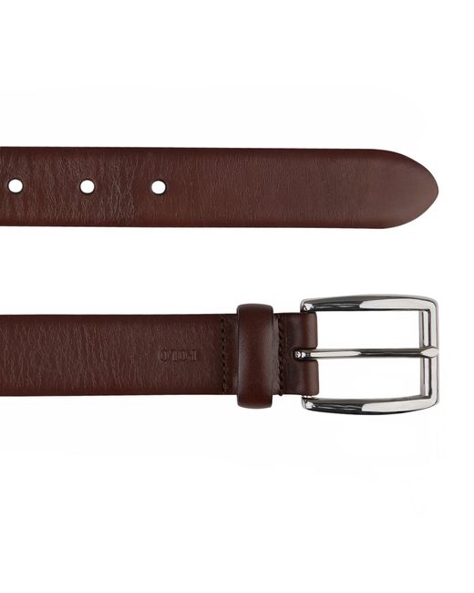 Polo Ralph Lauren Brown Leather Roller Buckle Belt for men