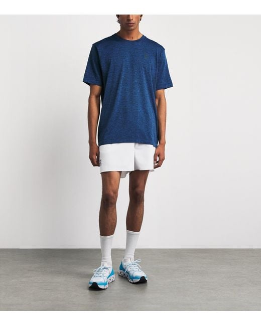 On Shoes Blue Train Flex T-Shirt for men