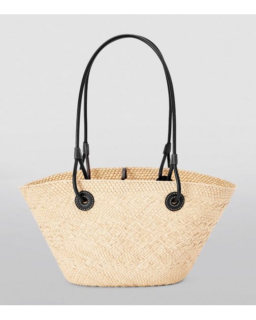 Loewe Natural X Paula's Ibiza Small Woven Anagram Basket Bag