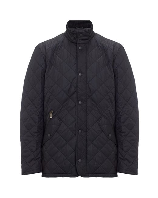 Barbour Chelsea Sportsquilt Jacket in Black for Men | Lyst