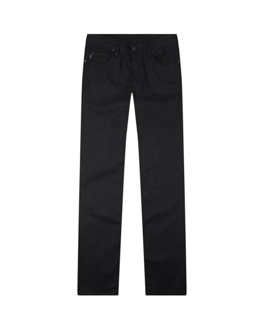 Armani Jeans Black J15 Regular Fit Jeans for men