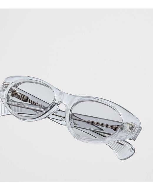 Jacques Marie Mage Gray Acetate Krasner Sunglasses for men
