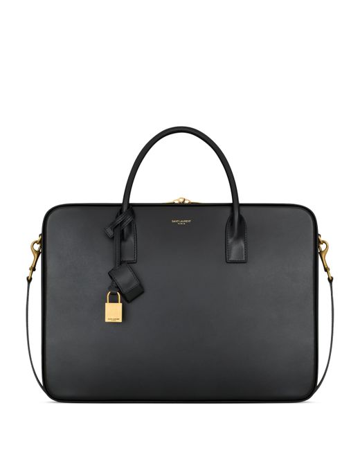 Saint Laurent Black Large Sac De Jour Bauletto Messenger Bag