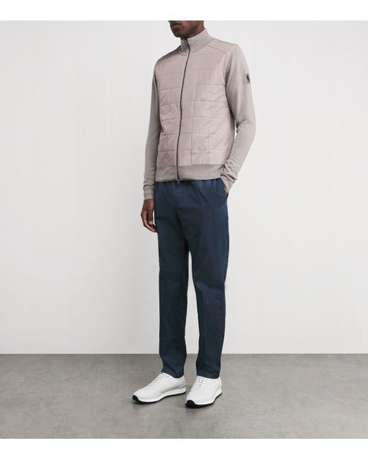 Fusalp Blue Cotton-Blend Aymeroc Trousers for men