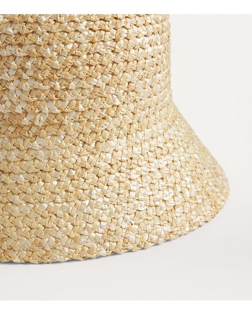Lack of Color Natural Straw Inca Bucket Hat