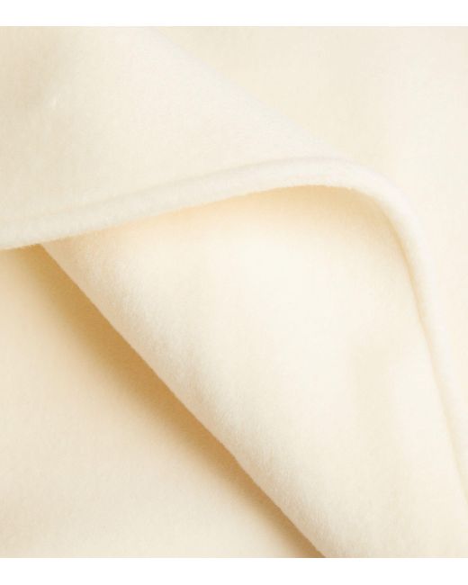 MAX&Co. Natural Virgin Wool Purelong Wrap Coat